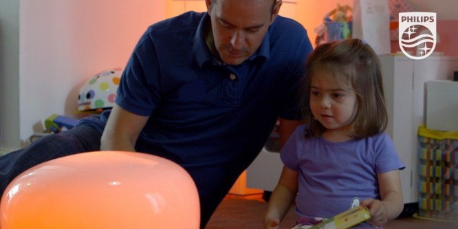Philips Hue lights transform a little girl’s day – an inspired home